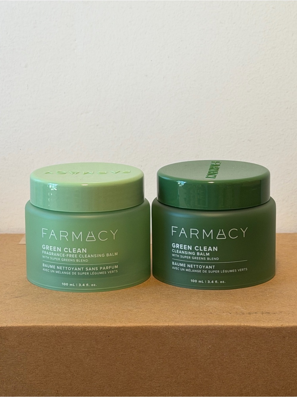 FARMACY Cleansing Balm Original & Fragrance-Free BUNDLE 3.4 oz each NEW